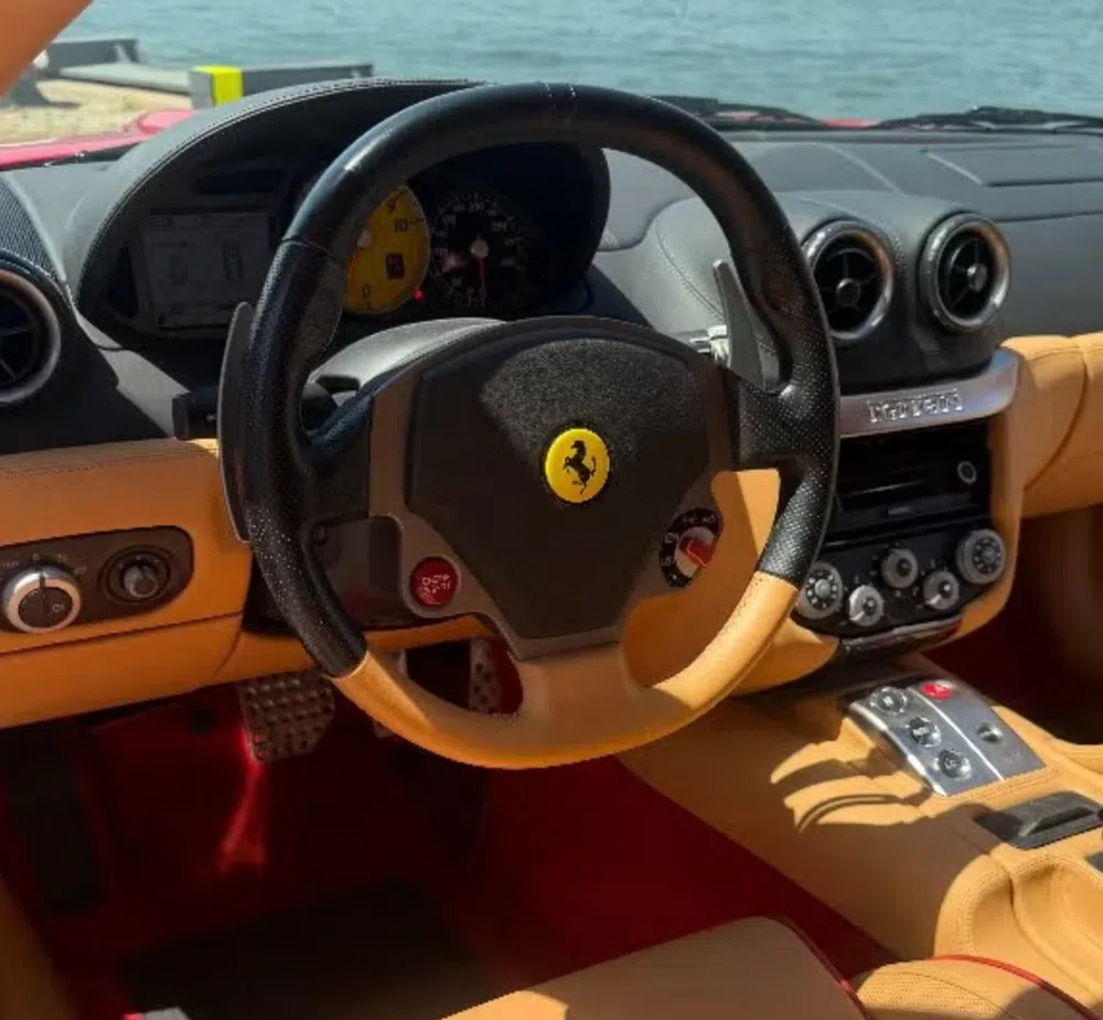 Ferrari met veel kilometers